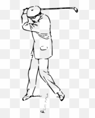 Golfer At The Top Of The Stroke - Draw A Golf Players Emoji,Turtle Emoji