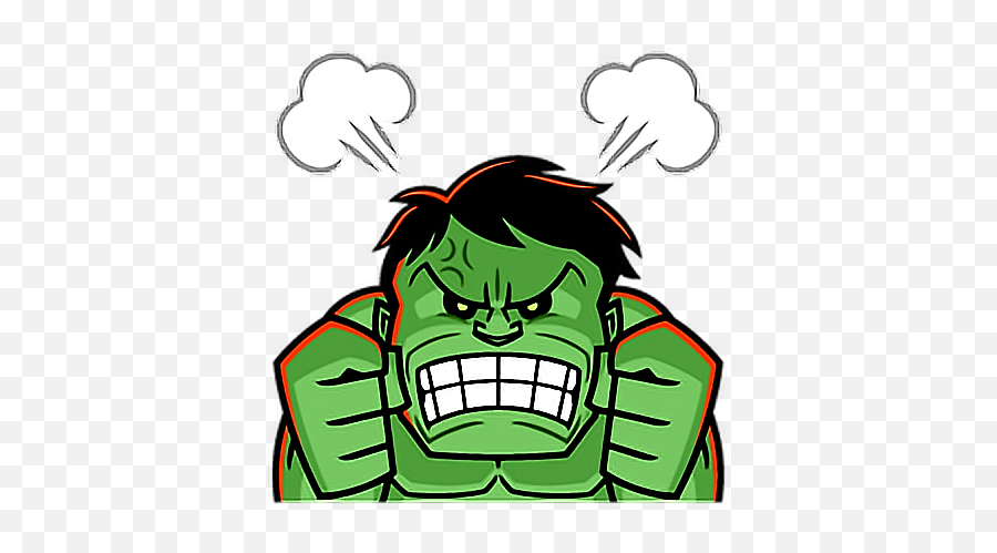 Hulk Emoji - Avenger Stickers,Hulk Emoji