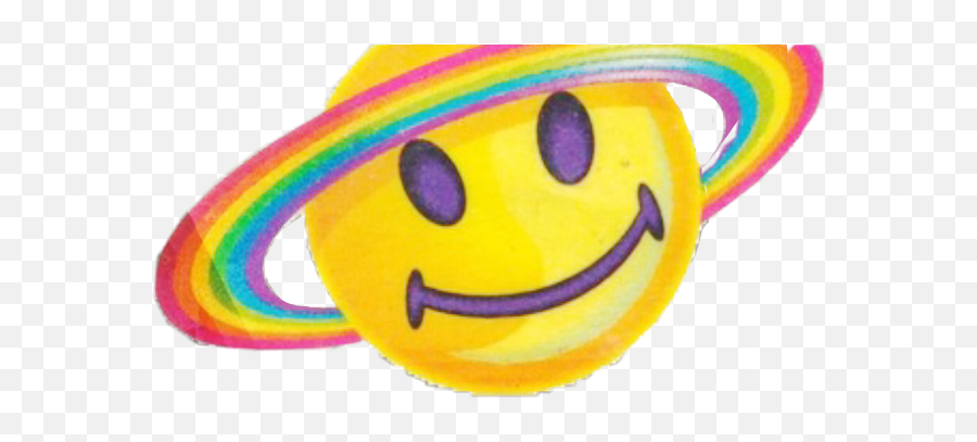 Smileyface Smileyaesthetic Aesthetic - Sticker Lisa Frank Png Transparent Emoji,Funky Emoji