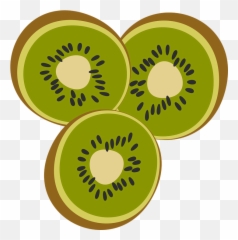 Kiwi Frucht Obst Lebensmittel - Circle Emoji,Emojis In Instagram Bio