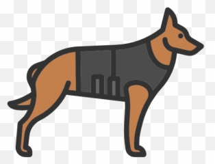 Dog Flat Icon At Getdrawings - Police Dog Icon Png Emoji,Barking Dog Emoji