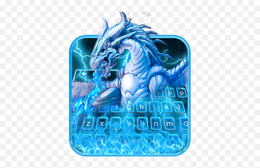 Thunder Flaming Dragon Keyboard - Dragon Emoji,Dragon Emoji Keyboard