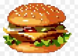 Pixel Food Hamburger Freetoedit - Art Emoji