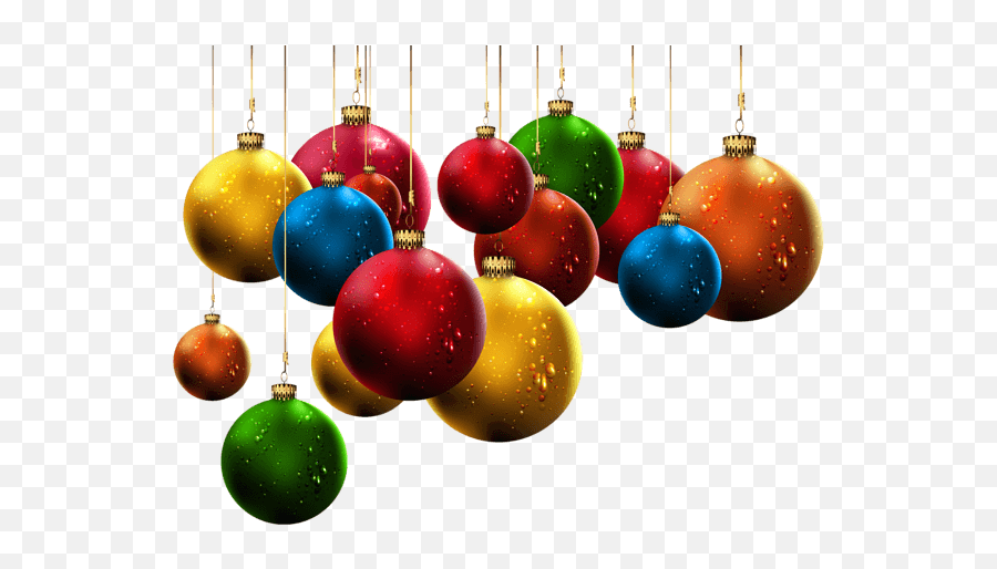 Christmas Balls All Colors Png - Christmas Balls Png Emoji,Emoji Christmas Balls