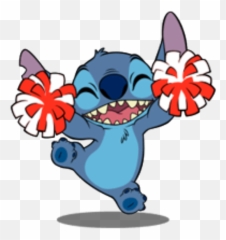 Stich Liloandstich Cheerleader - Stitch Stickers Emoji,Cheerleader Emoji
