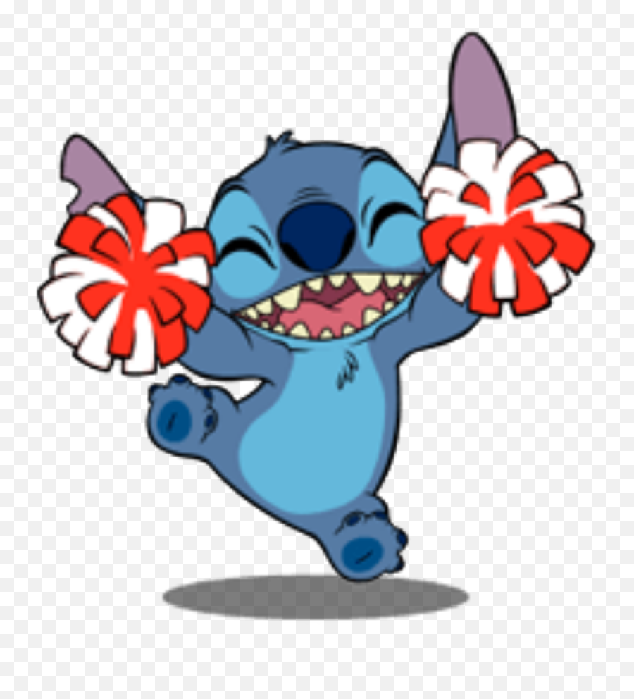 Stich Liloandstich Cheerleader - Stitch Stickers Emoji,Cheerleader Emoji