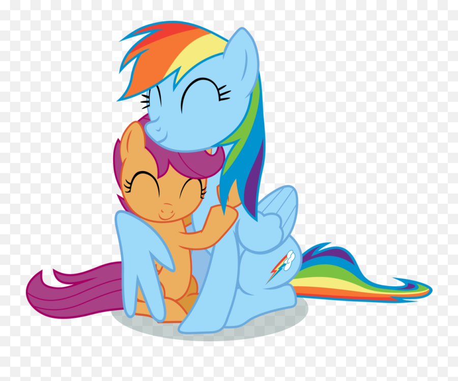 Ask Rainbow Dash - Page 57 Ask A Pony Mlp Forums Rainbow Dash Hugs Scootaloo Emoji,Ponder Emoji