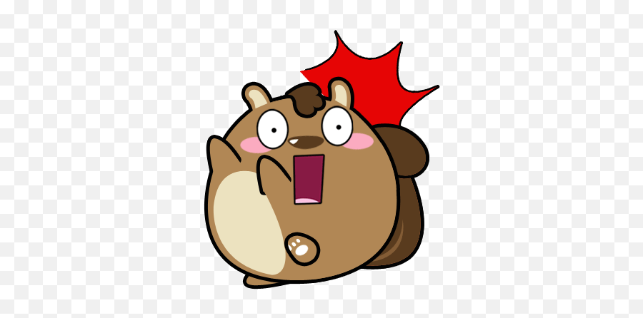 Game Obesity Mei - Squirrel Animal Emoji Gif Clip Art,Yawn Emoji Iphone