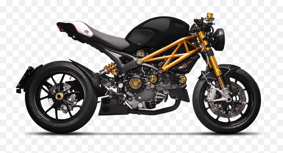 Motorcycle Motorbike Bike Cycle Gold Black Freetoedit - Café Racer Emoji,Motorbike Emoji