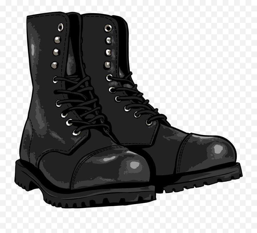 Black Boots Png Image - Best Web Clipart Black Transparent Png Black Combat Boots Clipart Emoji,Boot Emoji
