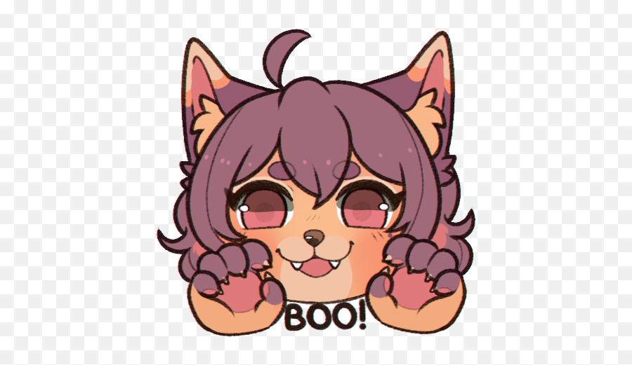 Sadie Goes Boo By Bearycassy - Fur Affinity Dot Net Happy Emoji,Boo Emoji