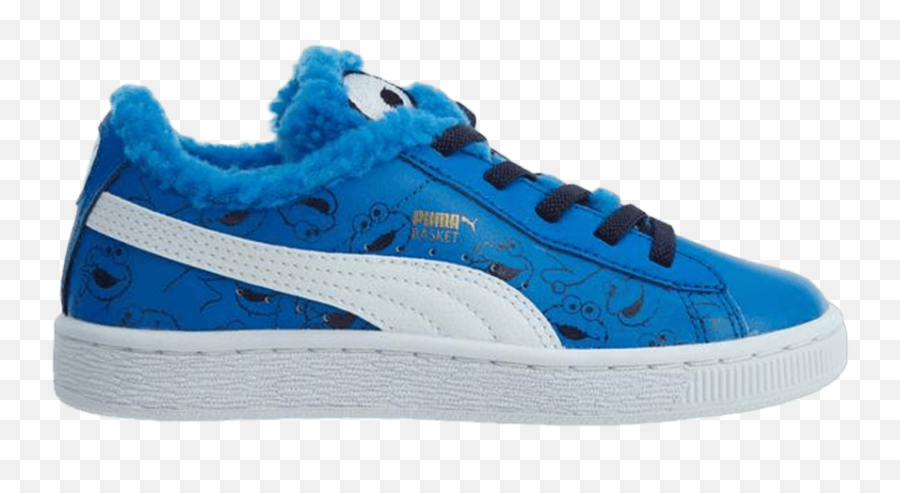 Sesame Street X Basket Cm Little Kids U0027cookie Monster - Round Toe Emoji,Cookie Monster Emoji