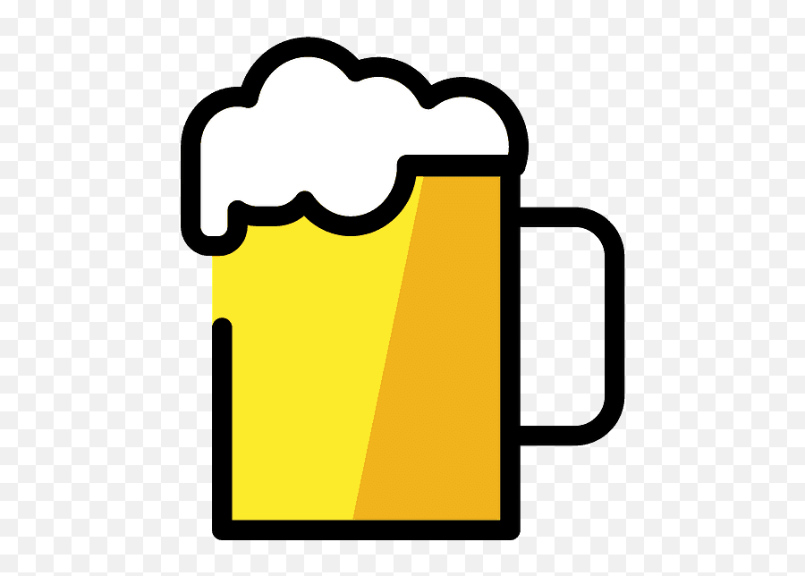 Beer Mug Emoji Clipart,Beer Mug Emoji