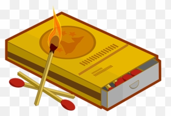 Download Match Burning Fire Lit Flame Stick - County Louth Emoji