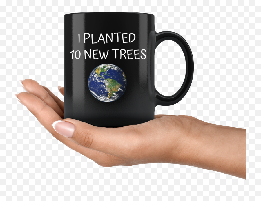 Plant Trees Save The Earth Combo Mug Emoji,Espresso Emoji