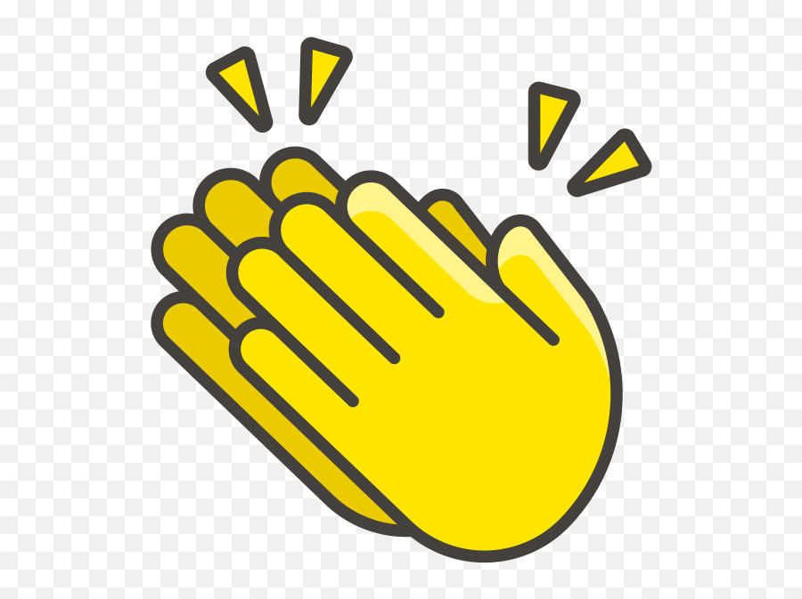 Hd Clapping Hands Emoji - Clipart Clapping Hands,Emoji Hands