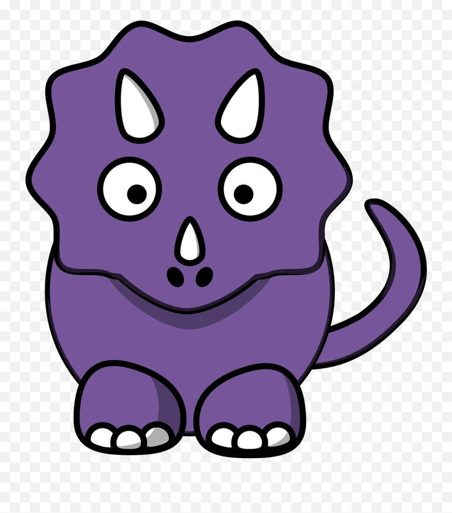 Dinosaur Cartoon Purple Cute Little - Purple Dinosaur Clipart Emoji,Snake Emoji