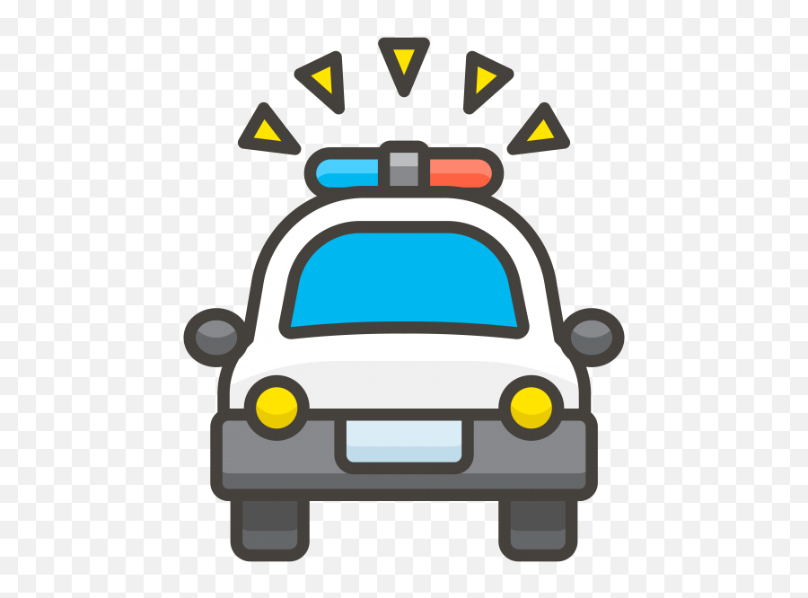 Oncoming Police Car Emoji Icon - Portable Network Graphics,Car Emoji