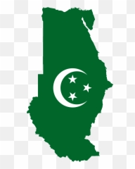 Flag Map Of Anglo - Sudan Emoji