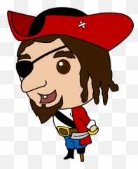 Girl Pirate Clipart Free Clipart Images - Funny Pirates Clip Art Emoji,Pirate Hat Emoji