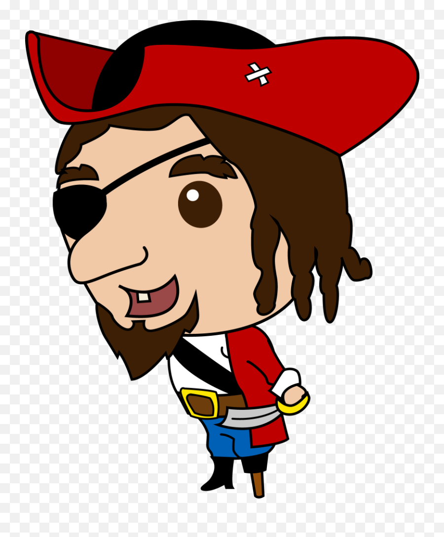 Girl Pirate Clipart Free Clipart Images - Funny Pirates Clip Art Emoji,Pirate Hat Emoji