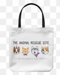 The Animal Rescue Site Celebration Tote - Tote Bag Emoji,Whoops Emoticon