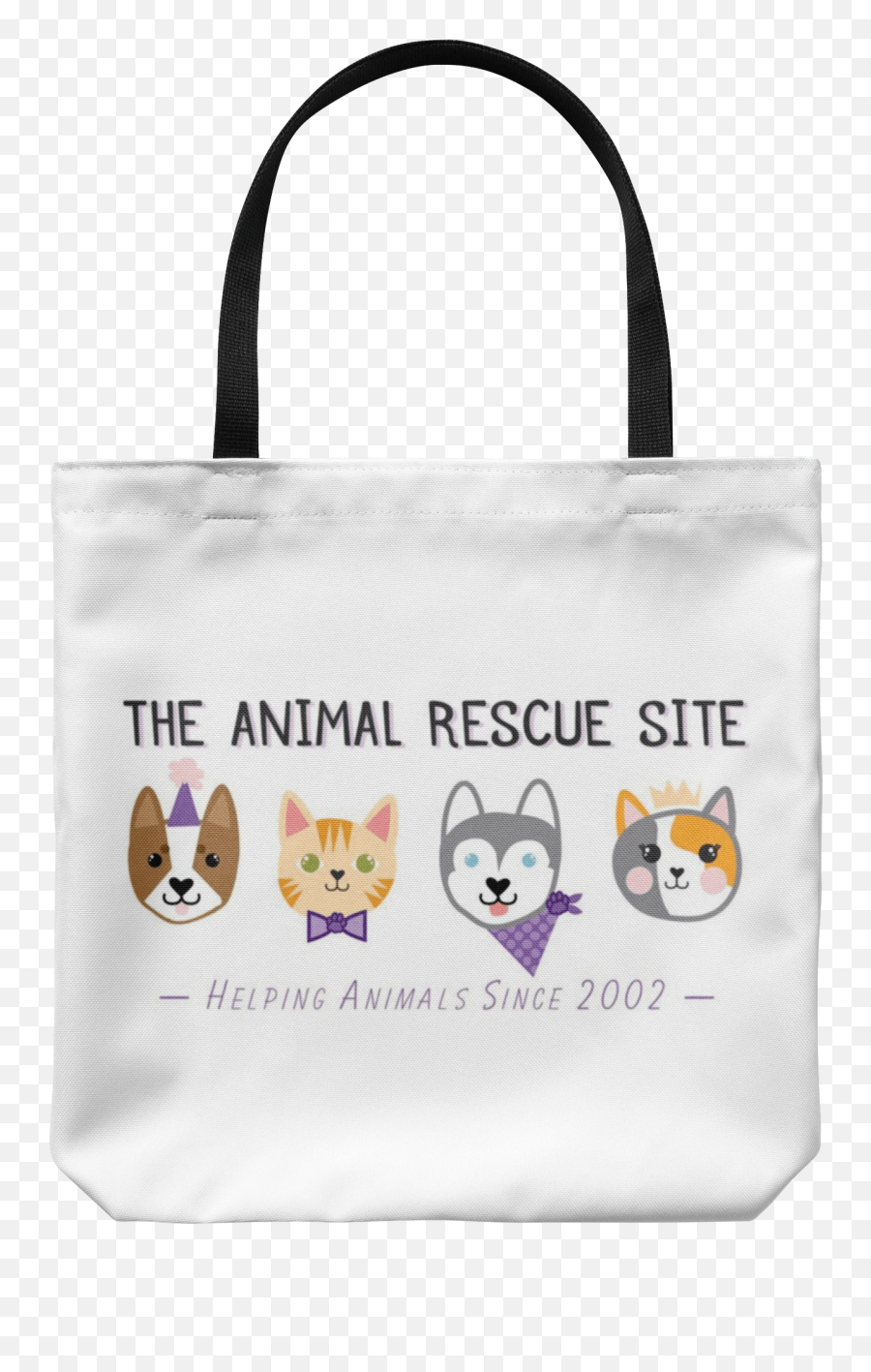 The Animal Rescue Site Celebration Tote - Tote Bag Emoji,Whoops Emoticon