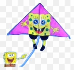 Kite Dailychallenge Spongebob Funny Freetoedit - Spongebob Kite Png Emoji,Kite Emoji