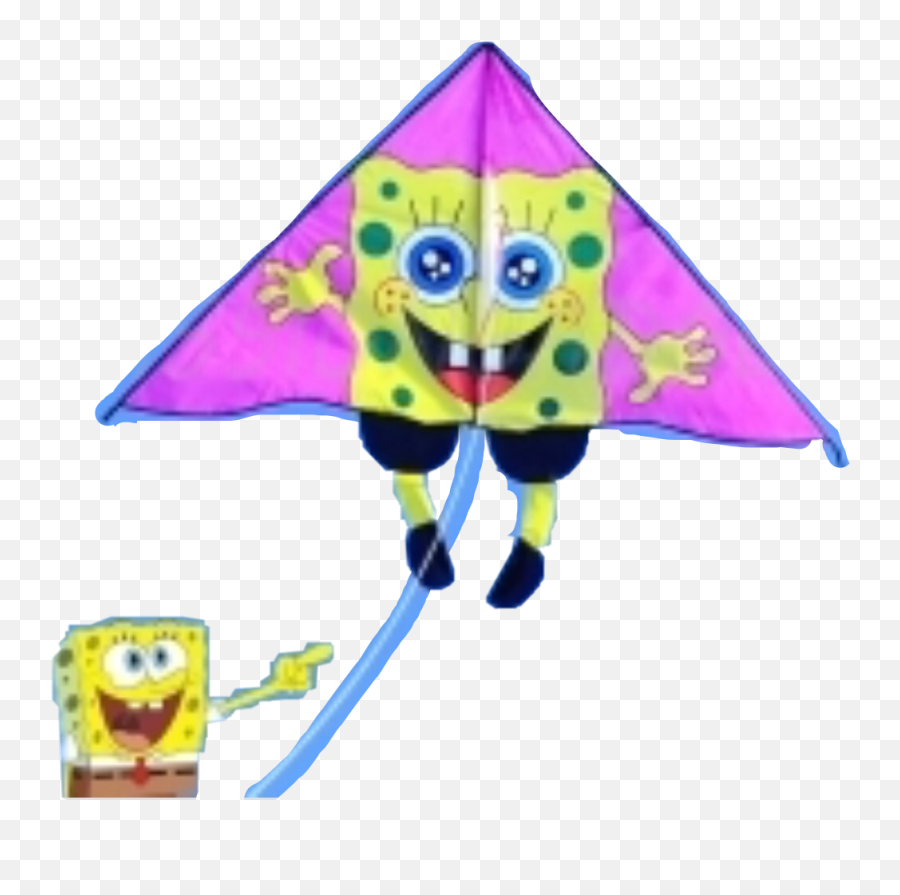 Kite Dailychallenge Spongebob Funny Freetoedit - Spongebob Kite Png Emoji,Kite Emoji