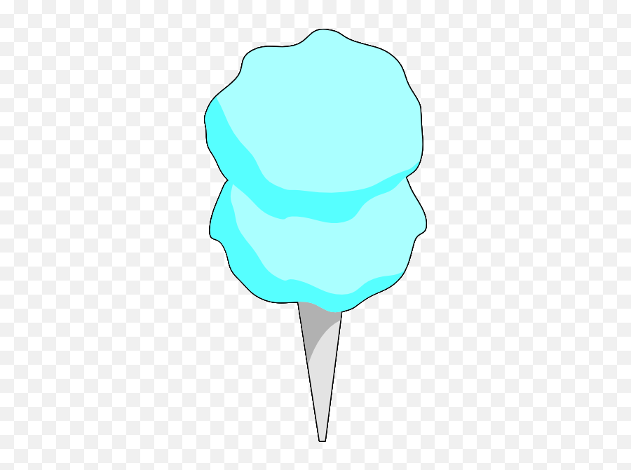 Blue Cotton Candy Clip Art At Vector Clip Art - Clipart Blue Cotton Candy Emoji,Cotton Candy Emoji