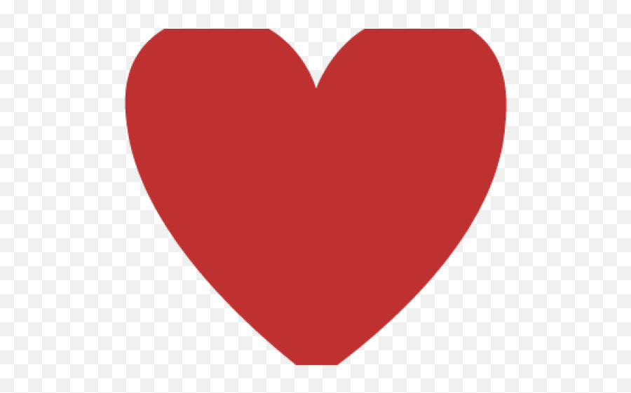 Red Cartoon Heart No Background - Corazon Png Emoji,Red Heart Emoji Png