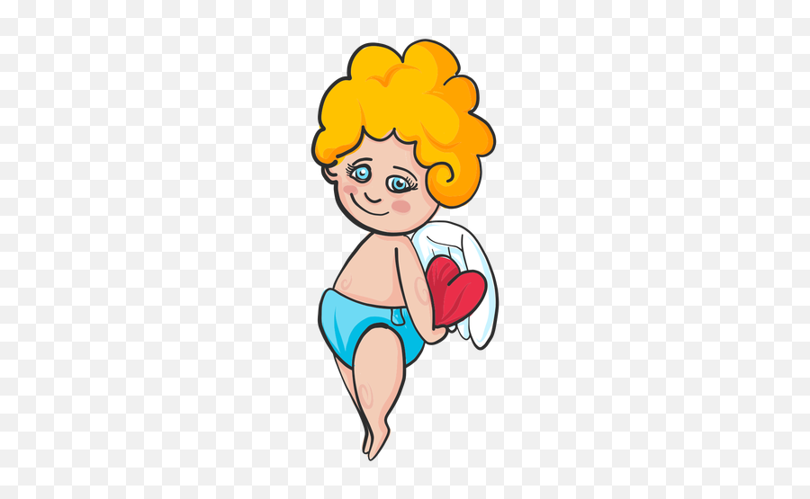Cupid Hiding Heart Cartoon - Transparent Png U0026 Svg Vector File Heart Hiding Emoji,Cupid Emoji