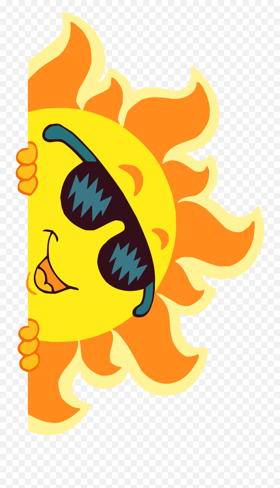 Clip Art Summer Transparent Summer Camp Sun - Transparent Summer Clip Art Emoji,Sun Fire Emoji