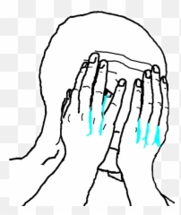 Wojak Feels Guy Stickers For Telegram - Short Girl Problems Vs Men Emoji