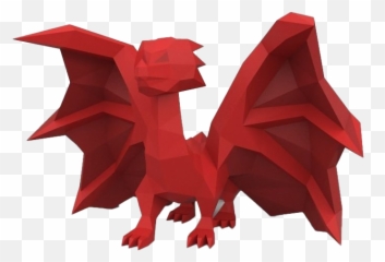 Low Poly Dragon PNG Free Image Real - Stl Emoji
