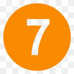Fileeo Circle Orange Number - 7svg Wikimedia Commons 17 Number In Circle Emoji,Emoji Font 7