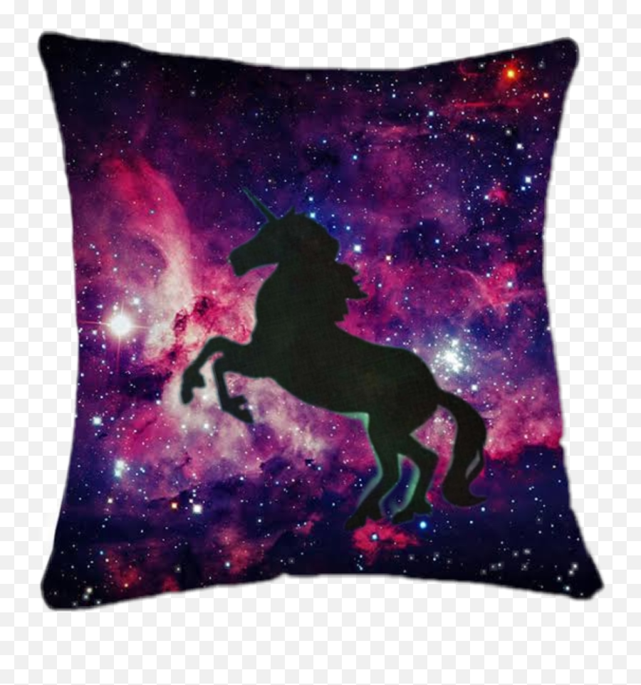 Pillow Sticker Challenge - Carina Nebula Emoji,Unicorn Emoji Pillow