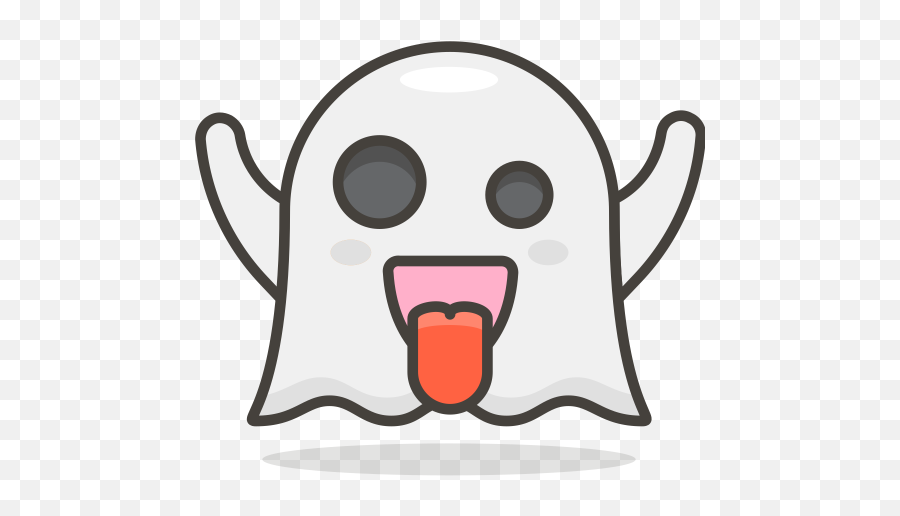 Ghost Emoji Icon Of Colored Outline - Supernatural Creature,Ghost Emoji Pumpkin