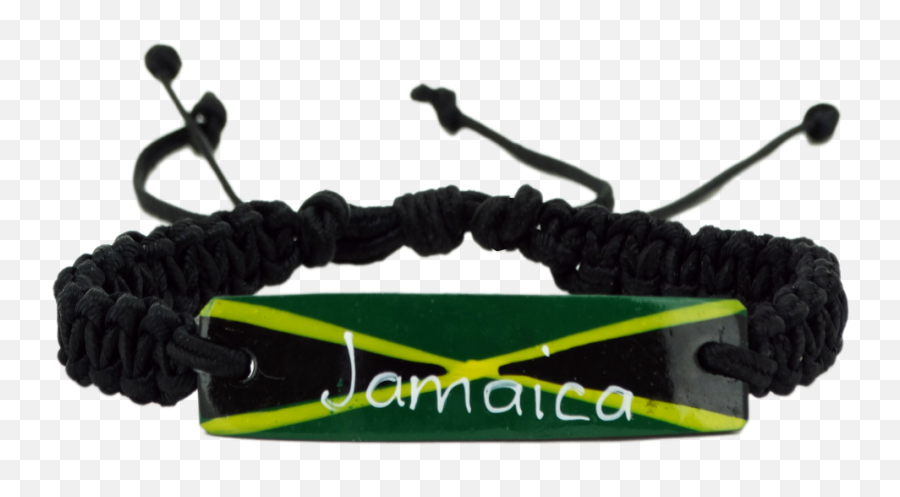 Jamaica Flag Bracelet - Trekking Pole Png Free Transparent Solid Emoji,Jamaica Emoji