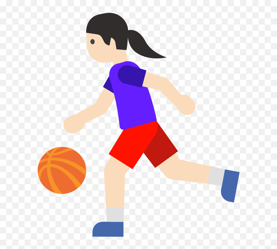Emoji U26f9 1f3fb 200d 2640 - Emoji De Futbol De Una Mujer,Emoji Basketball