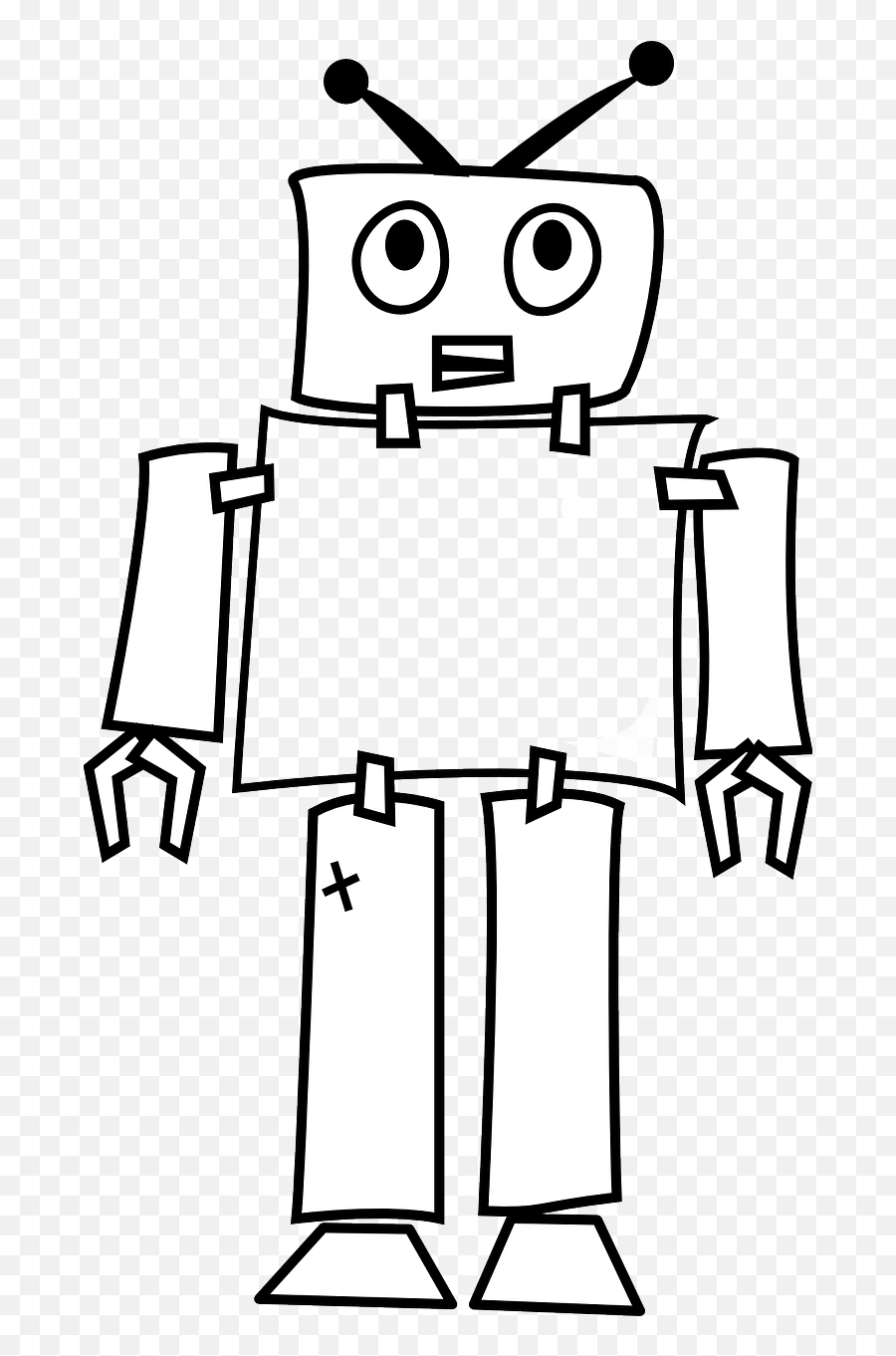 Android Robot Artificial Intelligence - Clip Art Black And White Robot Emoji,Butterfly Emoji Android