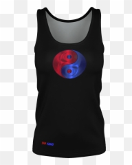 Womens Teens Yin Yang Collection - Sleeveless Shirt Emoji,Muscle Emoticon