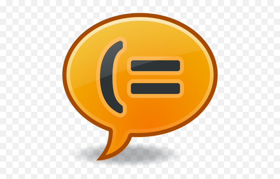 Instant Messenger - Transparent Yellow Messaging Icon Emoji,Camera Emoticon
