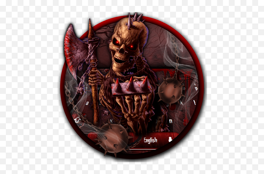 Horror Grim Reaper Skull Keyboard - Demon Emoji,Speed Demon Emoji