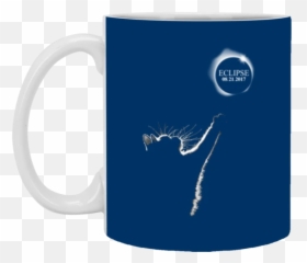 Total Solar Eclipse Cat Chasing The Moon 11 Oz Mug - Mug Emoji,Eclipse Emoji