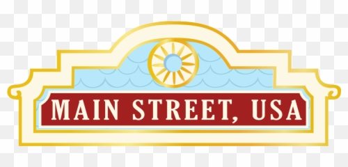 Main Street Usa Clipart - Sign Disney Emoji
