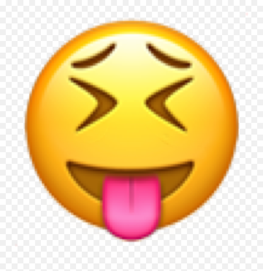 Emoji Tongueout Eyesclosed Tongue Silly - Emoji Räcker Ut Tungan,Emoji With Tongue