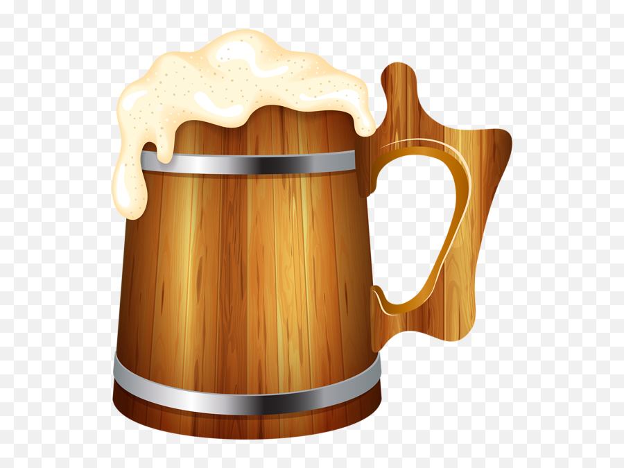 Beer Mug - Wooden Beer Mug Png Emoji,Beer Clink Emoji