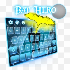Bat Hero Keyboard Theme - Computer Emoji