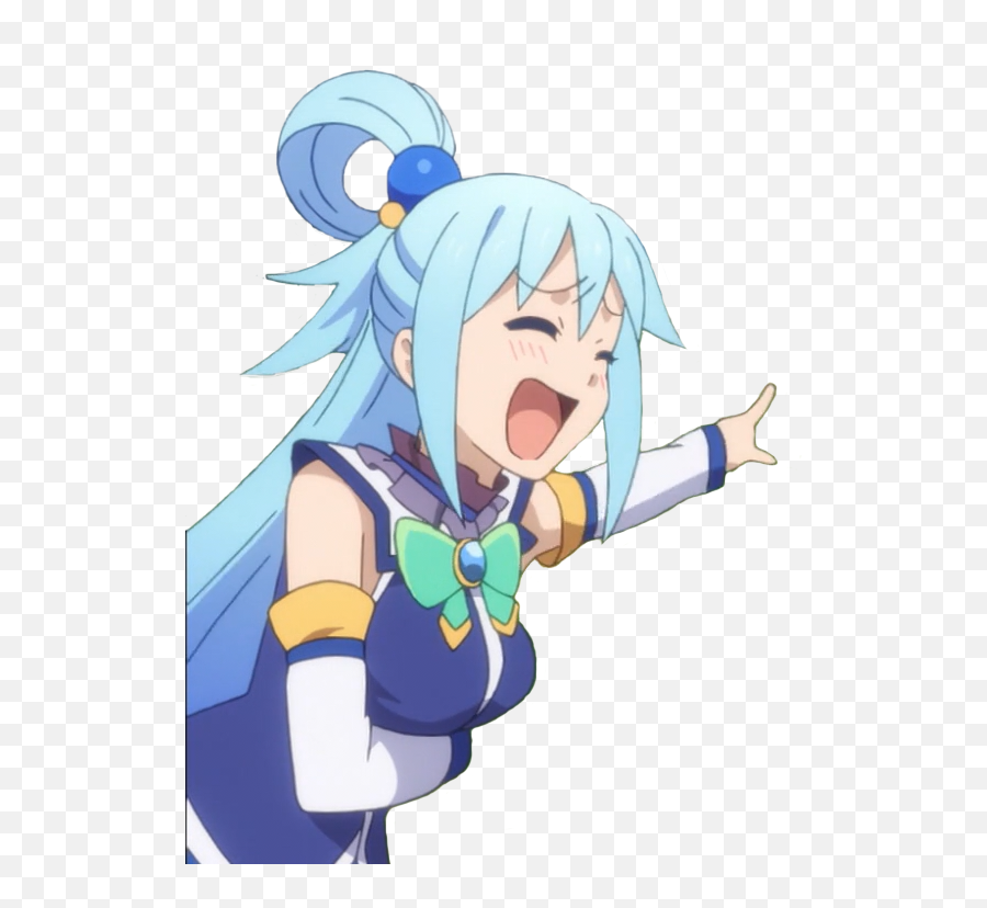 Megumin Konosuba Png - Anime Girl Laughing Png Emoji,Smug Anime Emoji